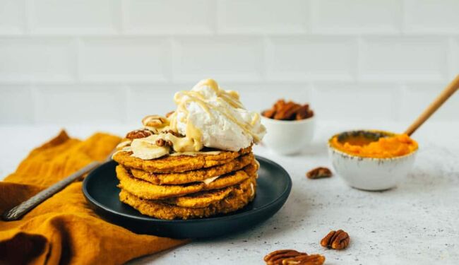 Pumpkin Pecan Pancakes