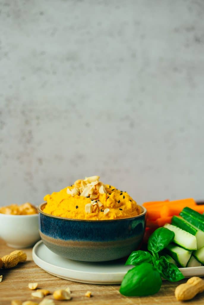 Spicy peanut butter spread (oil free)