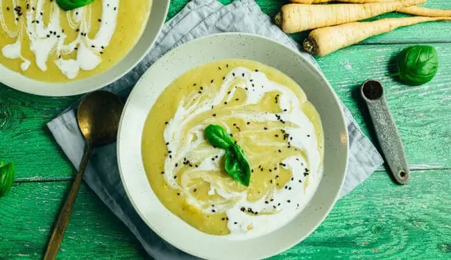 Parsnip soup (vegan&gluten free)