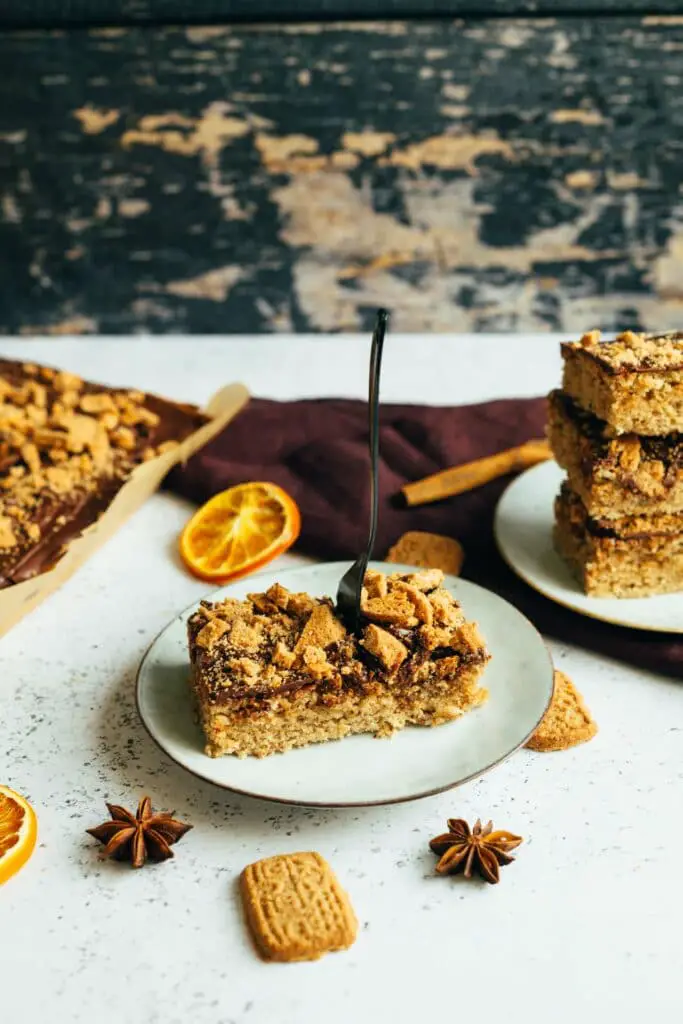 Gingerbread slices vegan