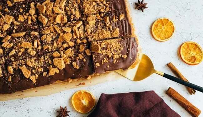 Gingerbread slices vegan