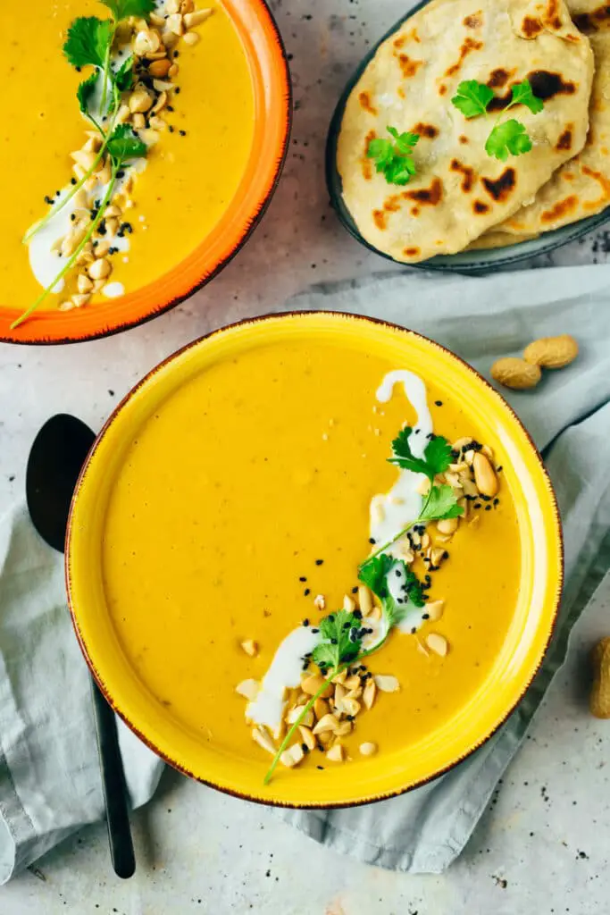 Peanut butter curry soup (v, gf)