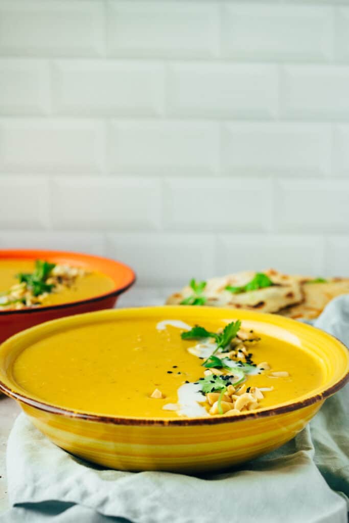 Peanut butter curry soup (v, gf)