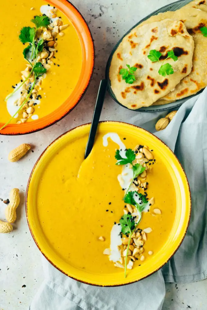 Peanut butter curry soup (v, gf)