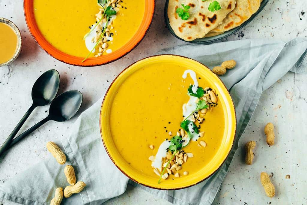 Peanut butter curry soup