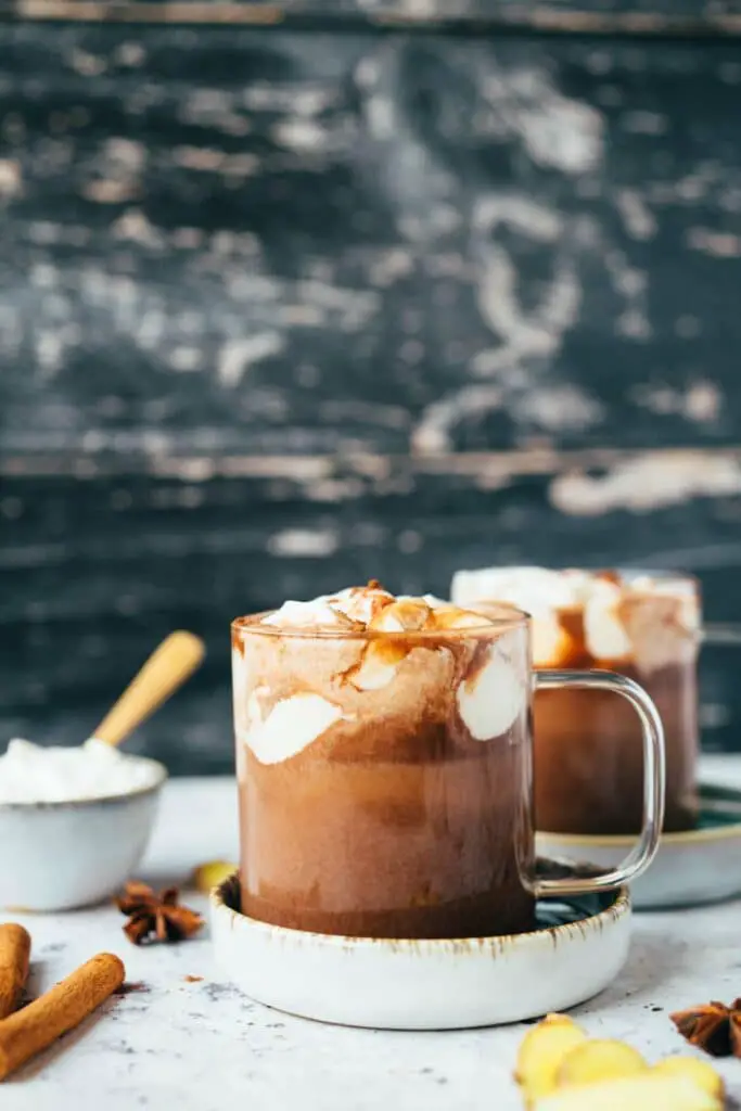 Hot chai chocolate (vegan)