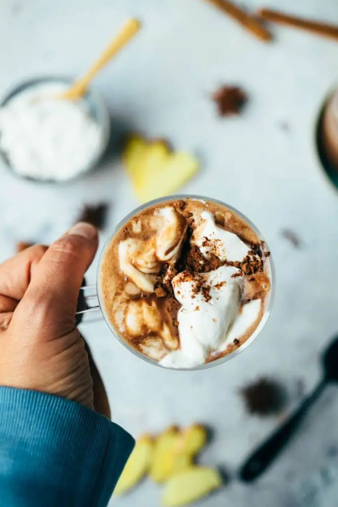 Hot chai chocolate (vegan)