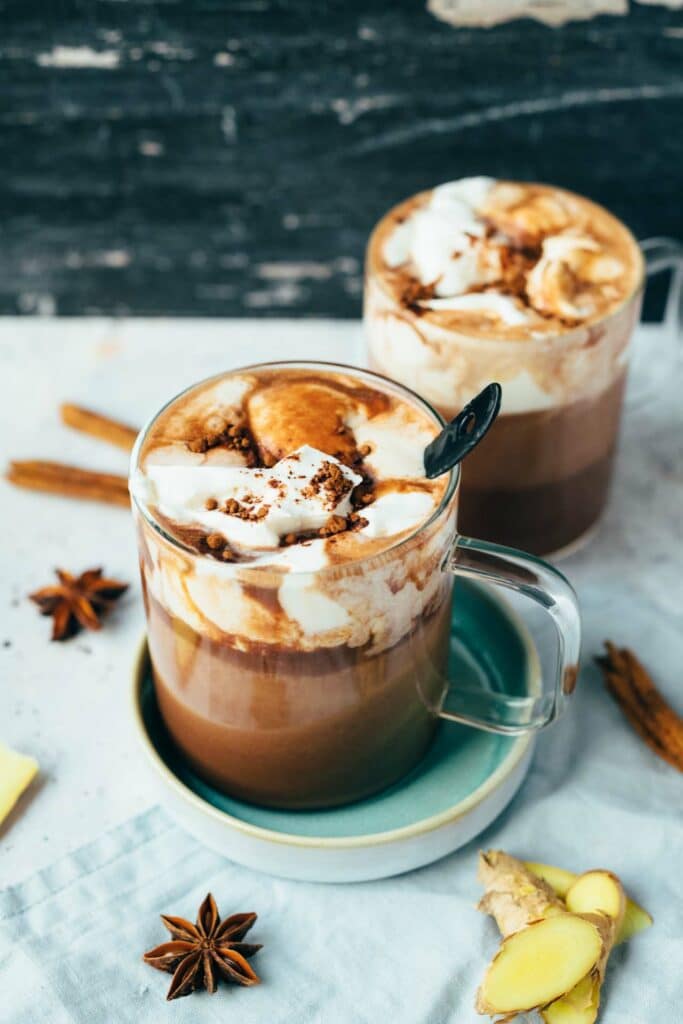 Hot chai chocolate (vegan)
