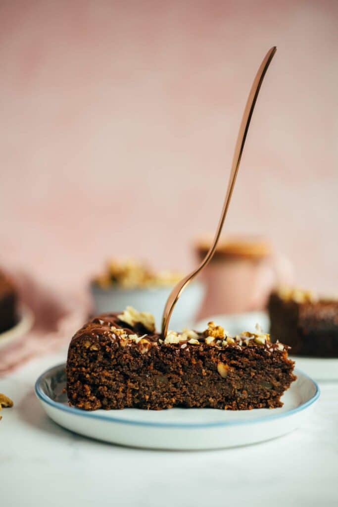 Swiss walnut chocolate cake (gluten free)  