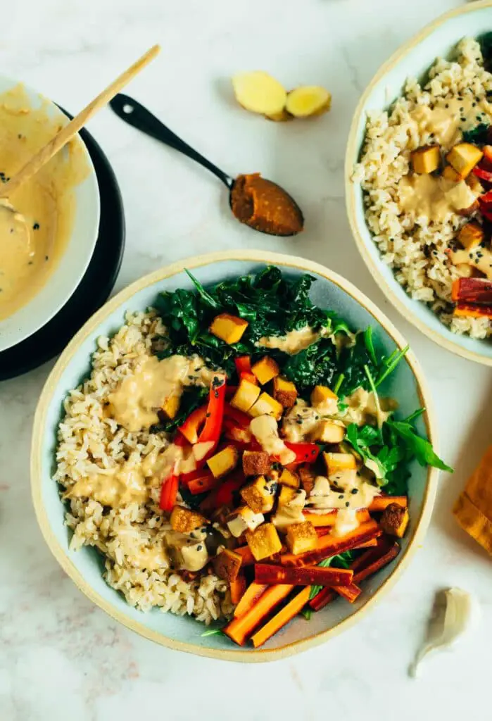 Miso Bowl with black cabbage