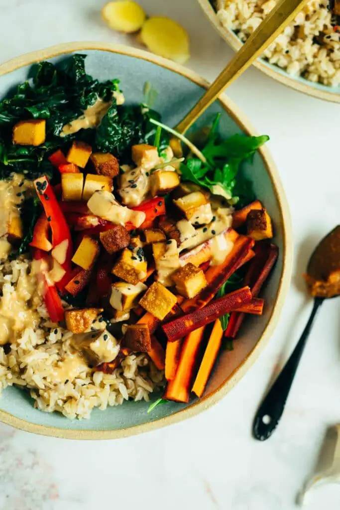 Miso Bowl with black cabbage