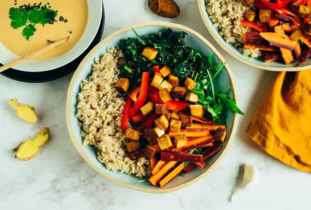 Miso Bowl with black cabbage