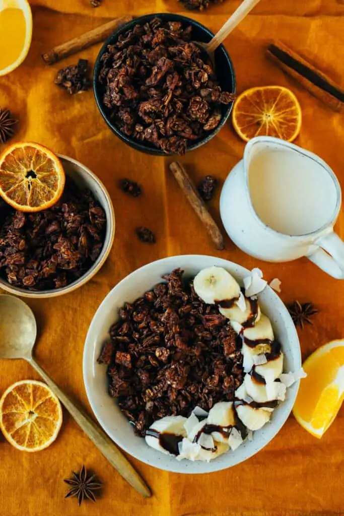 Christmas Granola (oil-free, gluten-free, vegan)