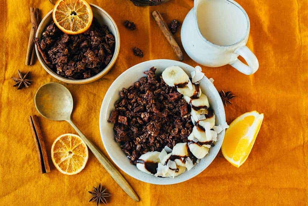 Christmas Granola (oil-free, gluten-free, vegan)