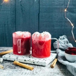 Beet latte (10 minutes)