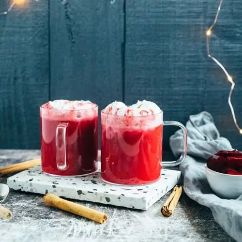 Beet latte (10 minutes)