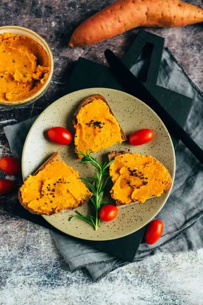 Sweet potato rosemary spread (oil-free)