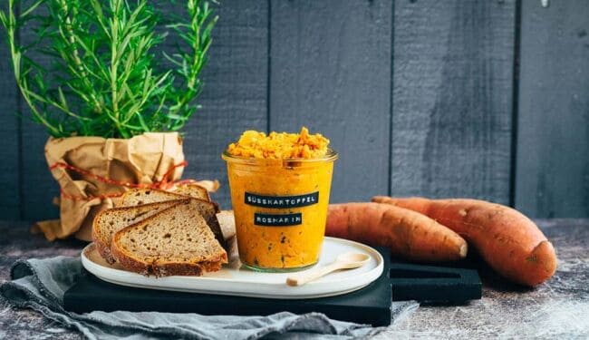 Sweet potato rosemary spread (oil-free)