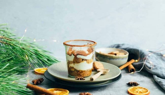 vegan speculoos tiramisu