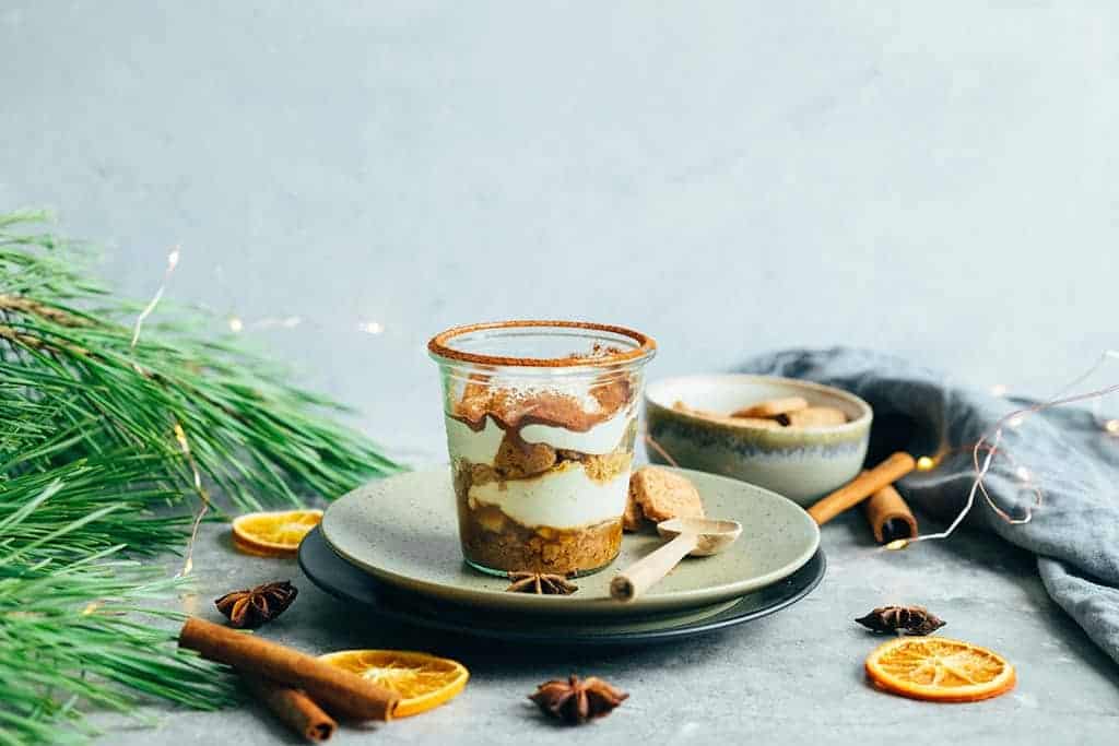 vegan speculoos tiramisu
