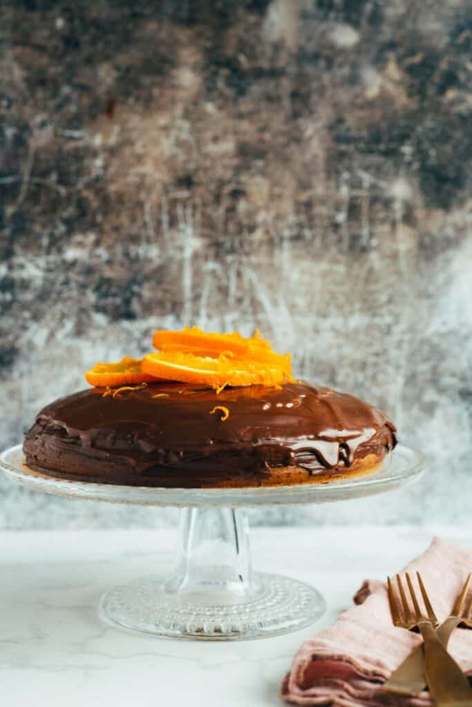 Jaffa cake (vegan & gluten free) recipe