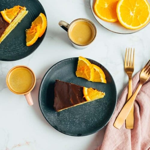 Jaffa cake (vegan & gluten free) recipe