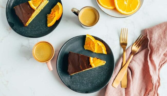 Jaffa cake (vegan & gluten free) recipe