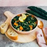 Tuscan bean soup (vegan, gluten-free) recipe