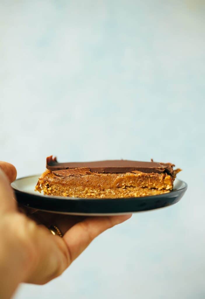 Twix Bars (without baking) - vegan recipe