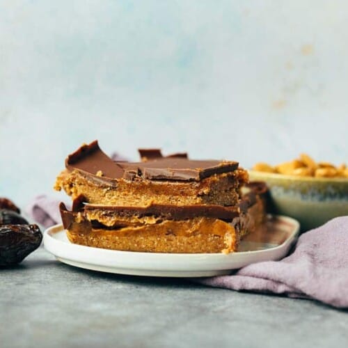 Twix Bars (without baking) - vegan recipe