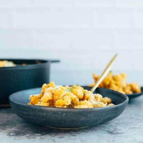 Vegan Mac and Cheese au gratin (50 minutes)