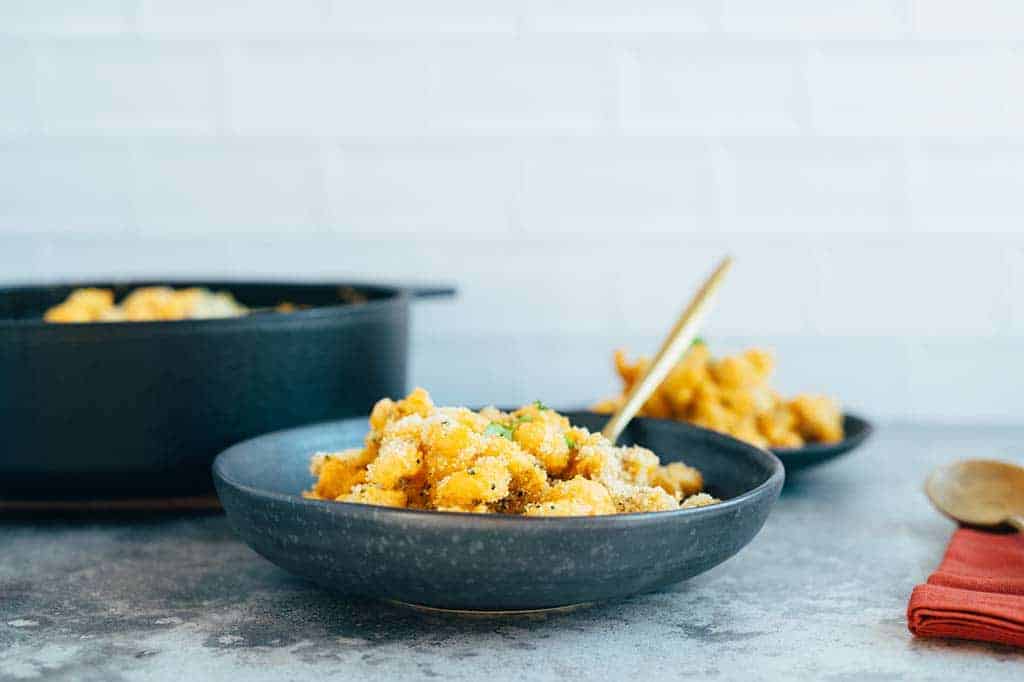 Vegan Mac and Cheese au gratin (50 minutes)