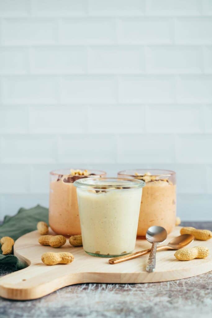 Fluffy peanut mousse (vegan & gluten-free)