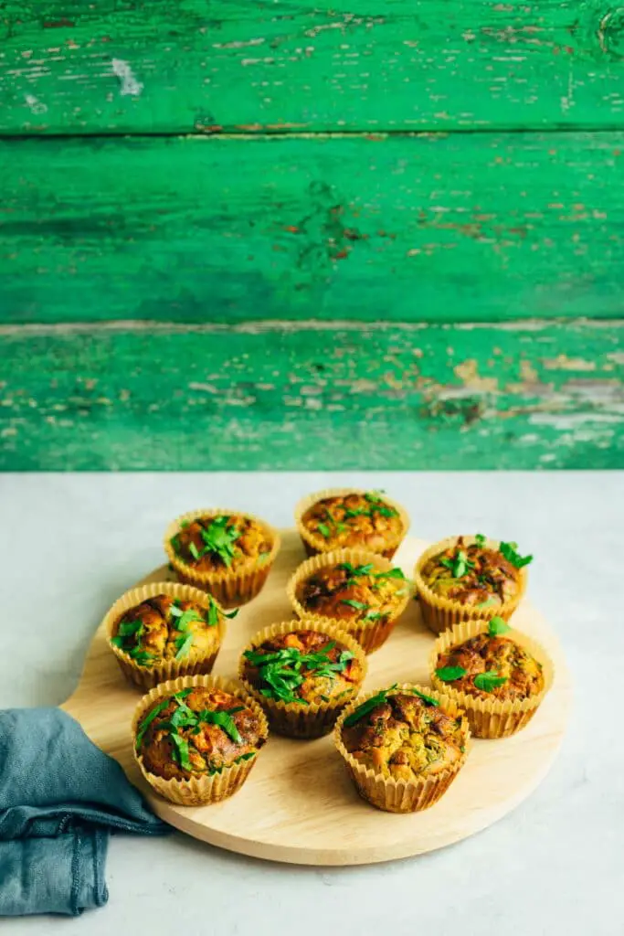 Chickpea muffins (45 minutes) v&amp;gf