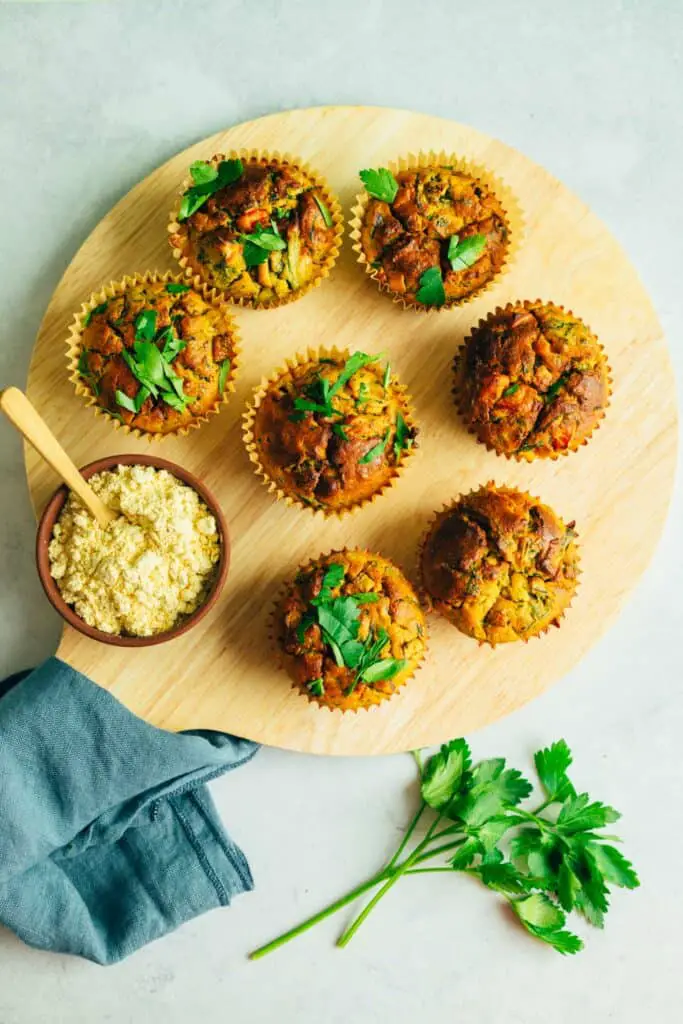 Chickpea muffins (45 minutes) v&gf