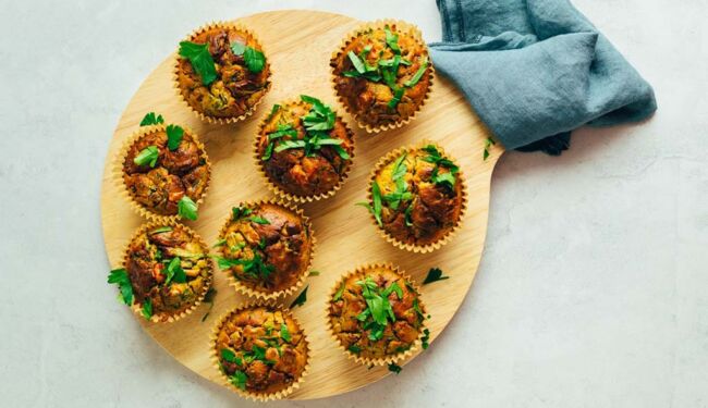 Chickpea muffins (45 minutes) v&gf