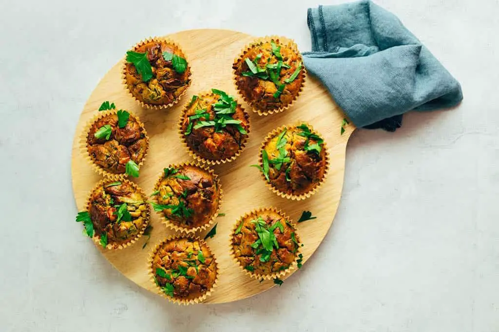 Chickpea muffins (45 minutes) v&gf