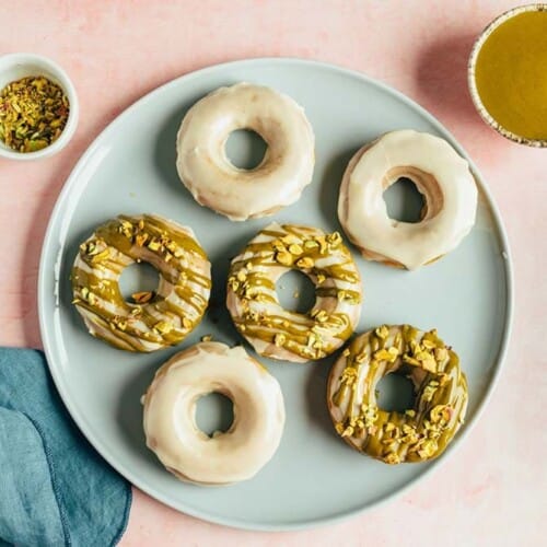 Baked Chocolate Cake Glazed Donuts (Gluten Free) - Basics with Bails