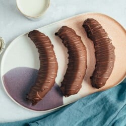 Vegan chocolate bananas recipe