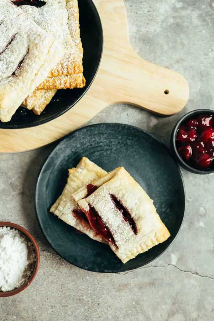 Simple vegan cherry pockets recipe