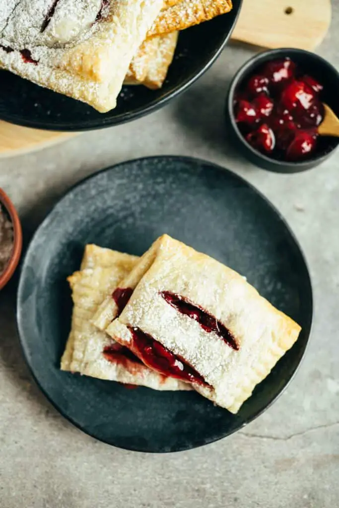 Simple vegan cherry pockets recipe