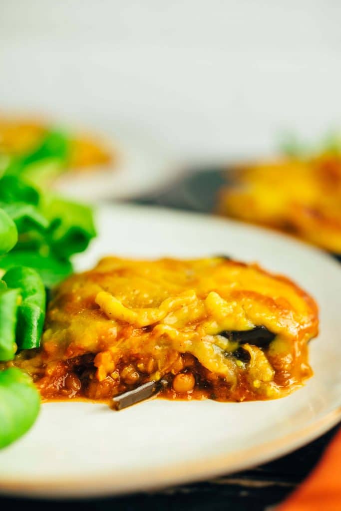 Eggplant moussaka vegan &amp; gluten free recipe