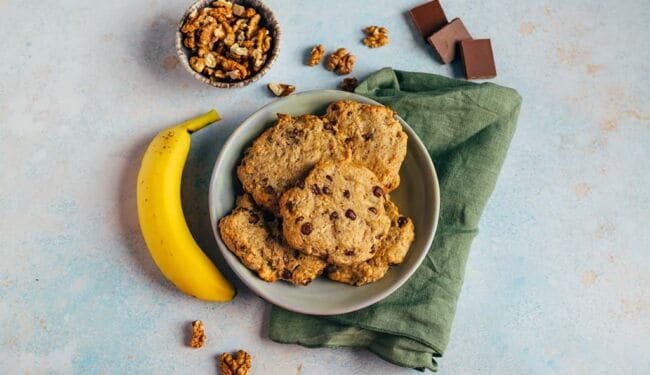 Chunky Monkey Cookies (20 minutes) v&gf