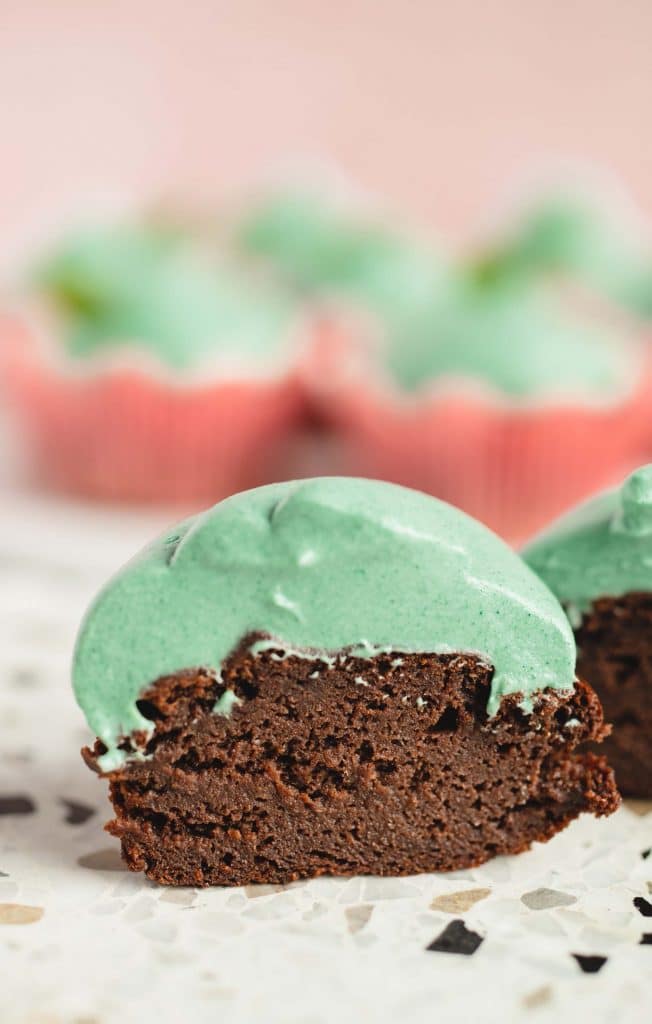 Peppermint chocolate cupcakes