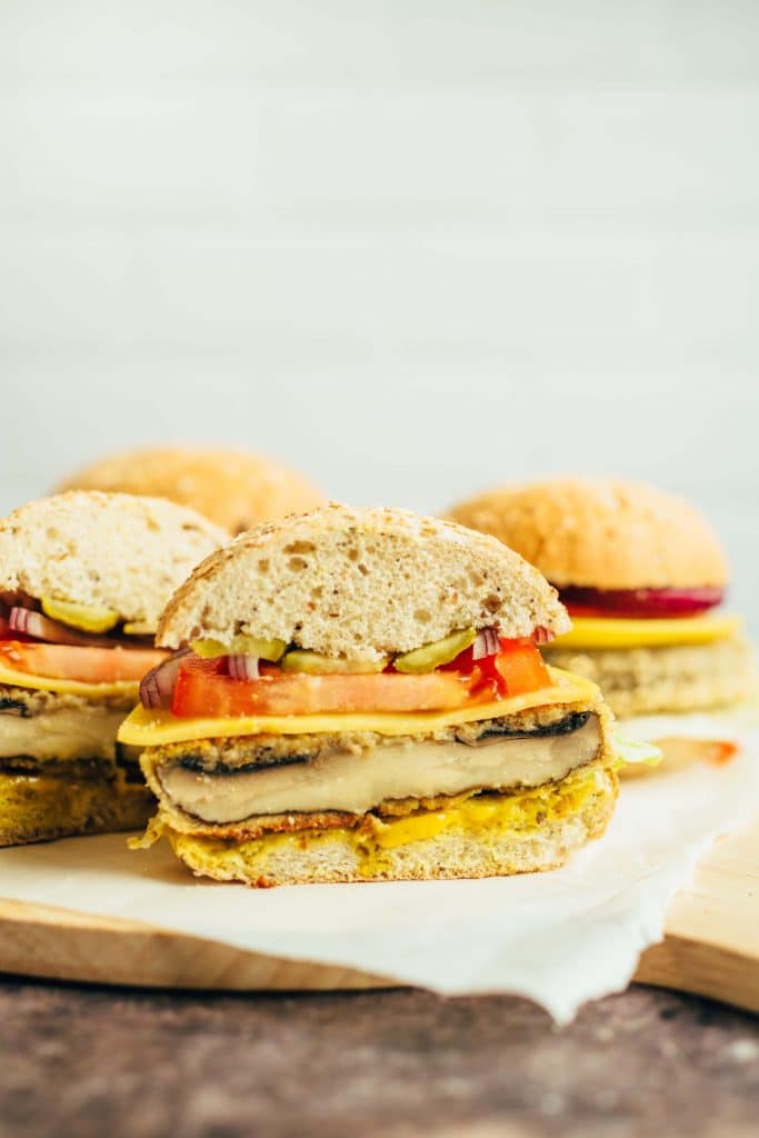 Portobello Burger (35 minutes) vegan