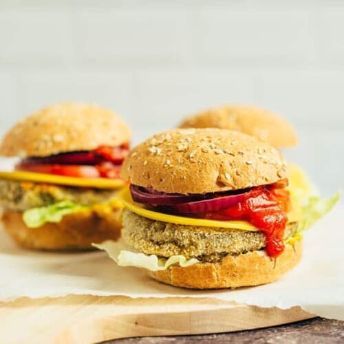 Portobello Burger (35 minutes) vegan