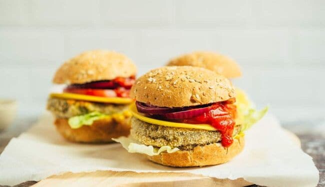 Portobello Burger (35 minutes) vegan