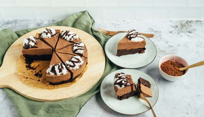 Chocolate mousse cake (without flour)