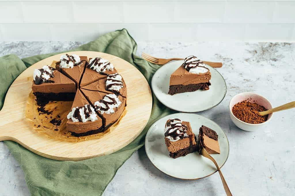 Chocolate mousse cake (without flour)