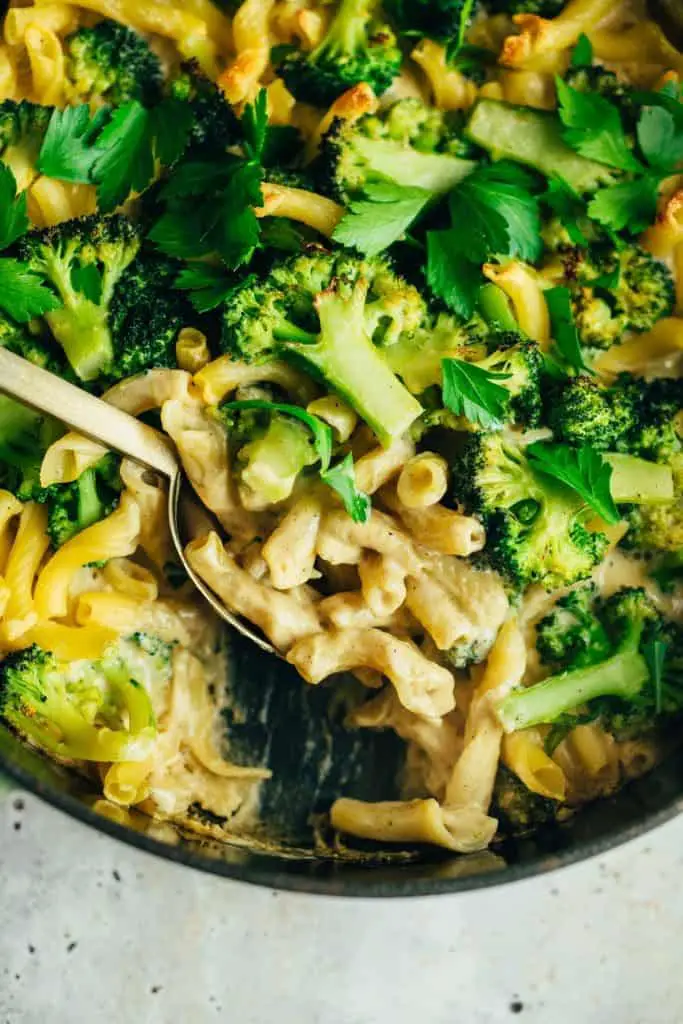 Broccoli lemon pasta casserole